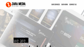 What Zaramedia.com website looked like in 2019 (4 years ago)
