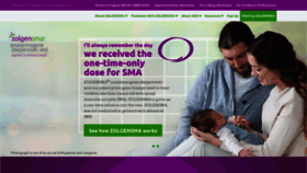 What Zolgensma.com website looked like in 2019 (6 years ago)