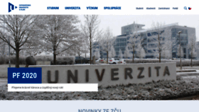 What Zcu.cz website looked like in 2020 (4 years ago)