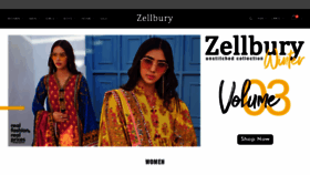 What Zellbury.com website looked like in 2020 (4 years ago)