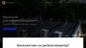 What Zonnefabriek.nl website looked like in 2020 (5 years ago)