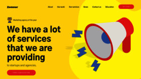 What Zomnor.com website looked like in 2020 (5 years ago)