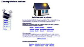 What Zonne-panelenprijzen.nl website looked like in 2020 (4 years ago)