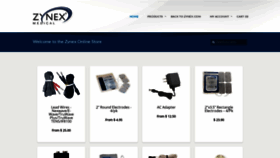 What Zynexstore.com website looked like in 2020 (4 years ago)