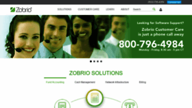 What Zobrio.com website looked like in 2020 (4 years ago)