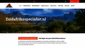 What Zuidafrikaspecialist.nl website looked like in 2020 (4 years ago)