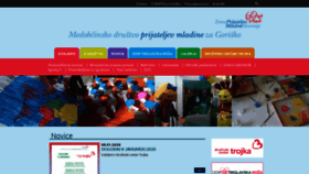 What Zpm-novagorica.si website looked like in 2020 (5 years ago)