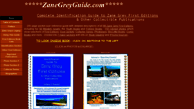 What Zanegreyguide.com website looked like in 2020 (4 years ago)