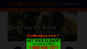 What Zoomonkey.com website looked like in 2020 (4 years ago)