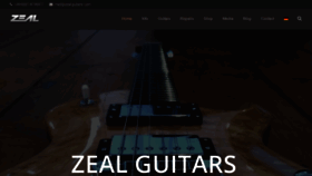 What Zeal-guitars.com website looked like in 2020 (4 years ago)