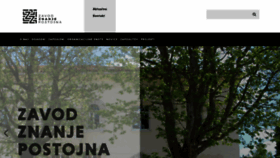 What Zavod-znanje.si website looked like in 2020 (4 years ago)