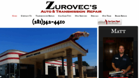 What Zurovecauto.com website looked like in 2020 (4 years ago)