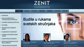 What Zenit.rs website looked like in 2020 (4 years ago)
