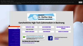 What Zahnarzt-backnang-mitte.de website looked like in 2020 (4 years ago)