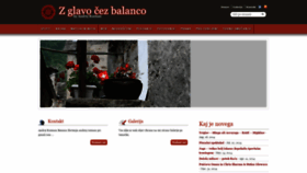 What Zglavocezbalanco.com website looked like in 2020 (4 years ago)