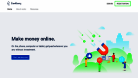 What Zareklamy.com website looked like in 2020 (4 years ago)