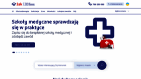 What Zak.edu.pl website looked like in 2020 (4 years ago)