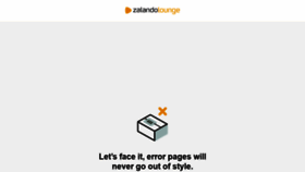 What Zalando-lounge.be website looked like in 2020 (4 years ago)