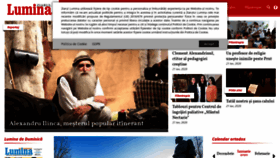 What Ziarullumina.ro website looked like in 2020 (4 years ago)