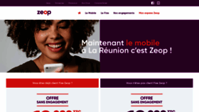 What Zeop.re website looked like in 2020 (4 years ago)