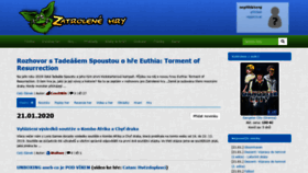 What Zatrolene-hry.cz website looked like in 2020 (4 years ago)