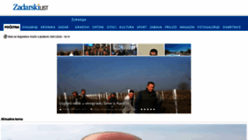 What Zadarskilist.hr website looked like in 2020 (4 years ago)