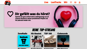 What Zoneradio.de website looked like in 2020 (4 years ago)