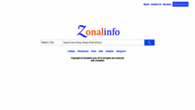 What Zonalinfo.com website looked like in 2020 (4 years ago)