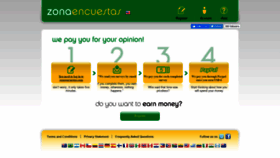 What Zonaencuestas.com website looked like in 2020 (4 years ago)