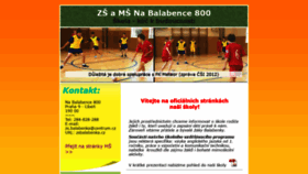 What Zsbalabenka.cz website looked like in 2020 (4 years ago)