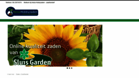 What Zaden-zaadhandel.nl website looked like in 2020 (4 years ago)