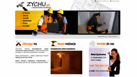 What Zychu.pl website looked like in 2020 (4 years ago)