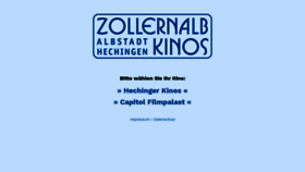 What Zollernalb-kinos.de website looked like in 2020 (4 years ago)