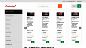 What Zauberbogen.com website looked like in 2020 (4 years ago)