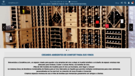 What Zonawine.com website looked like in 2020 (4 years ago)