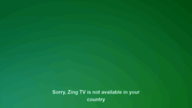 What Zingtv.vn website looked like in 2020 (4 years ago)