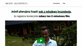 What Zielonyjeczmien.pl website looked like in 2020 (4 years ago)