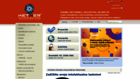What Zascita.si website looked like in 2020 (4 years ago)