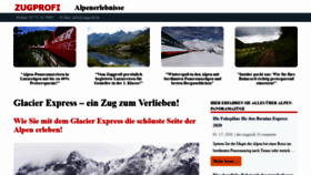 What Zugprofi.de website looked like in 2020 (4 years ago)