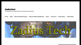 What Zadiustech.com website looked like in 2020 (4 years ago)