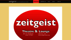 What Zeitgeistnola.org website looked like in 2020 (4 years ago)