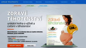 What Zdravetehotenstvi.cz website looked like in 2020 (4 years ago)