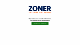 What Zoner-asiakas.fi website looked like in 2020 (4 years ago)