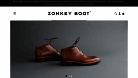 What Zonkeyboot.com website looked like in 2020 (4 years ago)