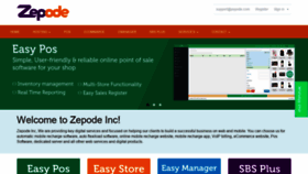 What Zepode.com website looked like in 2020 (4 years ago)
