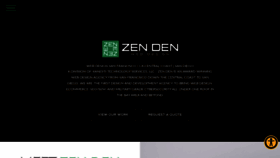 What Zendenwebdesign.com website looked like in 2020 (4 years ago)