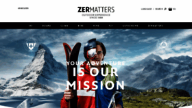 What Zermatters.ch website looked like in 2020 (4 years ago)