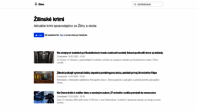 What Zilinskekrimi.sk website looked like in 2020 (4 years ago)