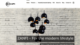 What Zanfilighting.com website looked like in 2020 (4 years ago)