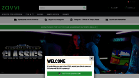 What Zavvi.it website looked like in 2020 (4 years ago)